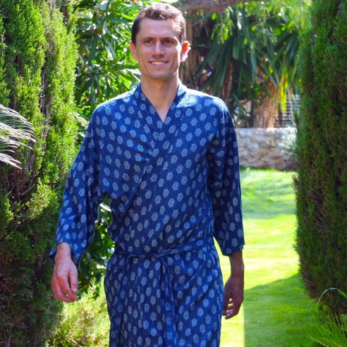 Kimono Kyoto - KIMONOS HOMMES YUKATA - Tortue de Mer