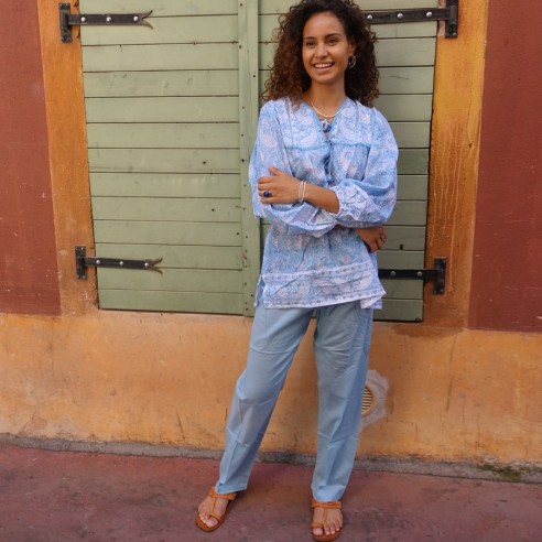 Cotton voile trousers - SAROUELS & TROUSERS - Tortue de Mer