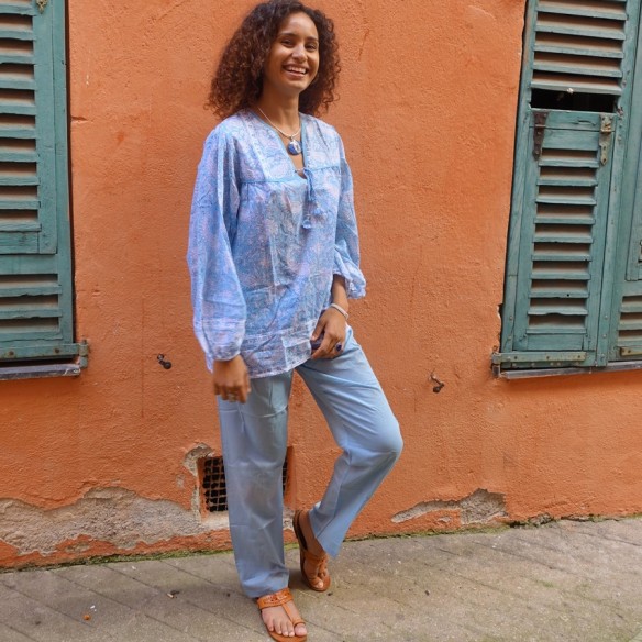 Cotton voile trousers - SAROUELS & TROUSERS - Tortue de Mer