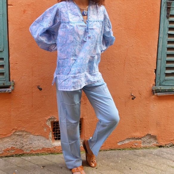 Cotton voile trousers - SAROUELS & TROUSERS - Tortue de Mer