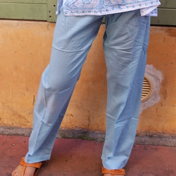 Pantalon en voile de coton - SAROUELS ET PANTALONS FEMME - Tortue de Mer