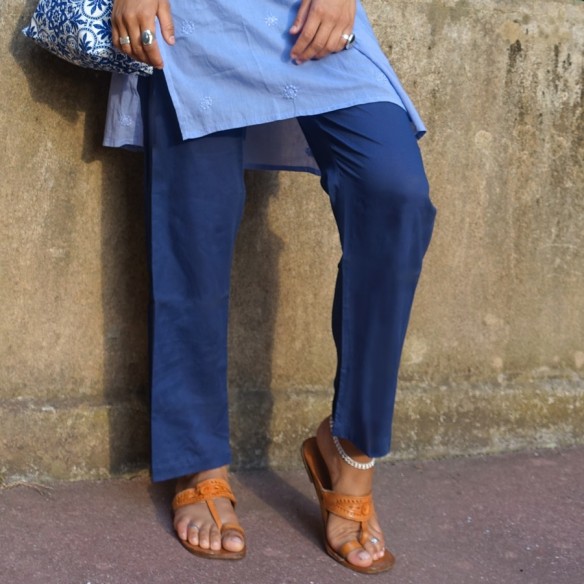 Pantalon en voile de coton - SAROUELS ET PANTALONS FEMME - Tortue de Mer