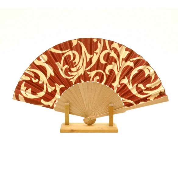 Eventail soie Tokyo - SILK FAN -