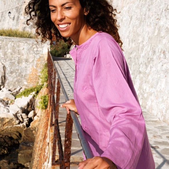 Tunique indienne orchidée - Bohemian tunics - Tortue de Mer