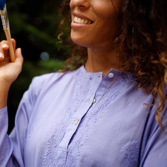 Tunique indienne violette - Bohemian tunics -