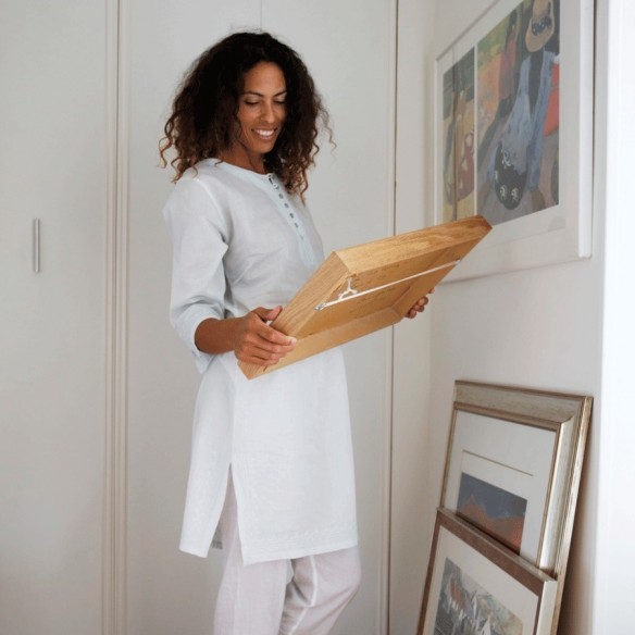 Tunique plage bleu ciel - Beach kaftan - Tortue de Mer