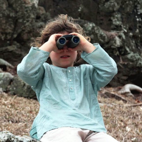 Tunique enfant coton vert amande - ENFANTS ET ADOS - Tortue de Mer