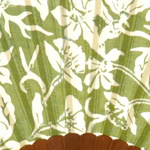 Eventail soie tropic - BIJOUX & ACCESSOIRES - 2