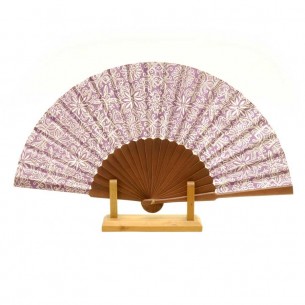 Eventail en soie Shanghai - SILK FAN -
