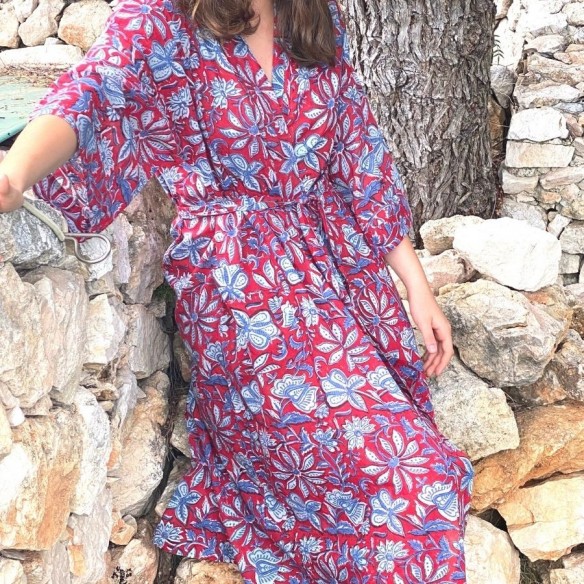 Kimono Isuko - KIMONO YUKATA FEMMES - Tortue de Mer