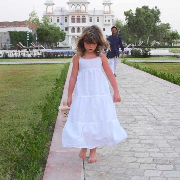 Robe longue été blanche - ROBES - Tortue de Mer