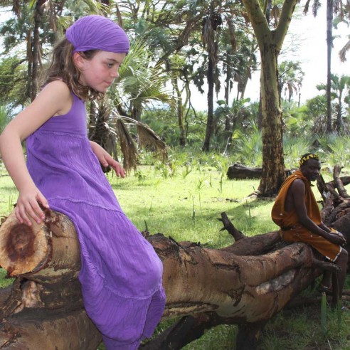 Robe longue d'été violette - Robes longues été - Tortue de Mer