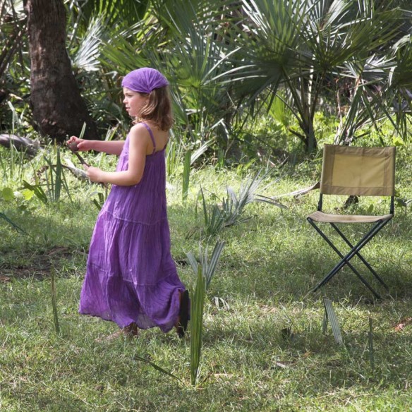 Robe longue d'été violette - Robes longues été - Tortue de Mer