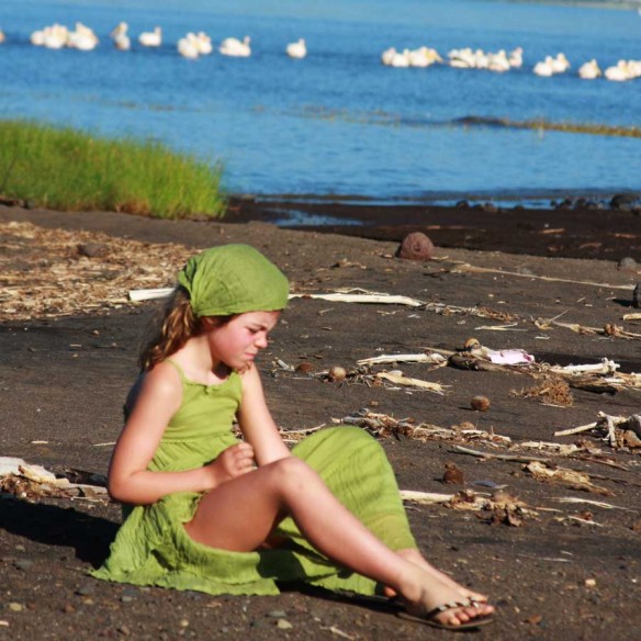 Robe longue d'été verte - Robes longues été - Tortue de Mer