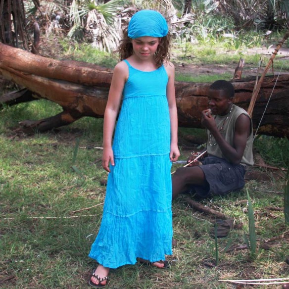 Robe longue d'été turquoise - Robes longues été - Tortue de Mer