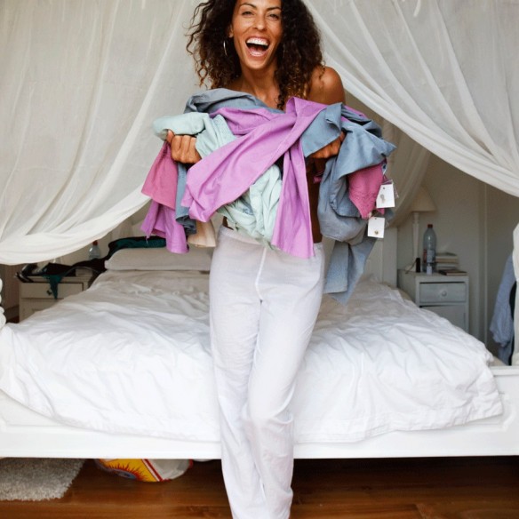 Pantalon en voile de coton - SAROUELS ET PANTALONS FEMME - Tortue de Mer