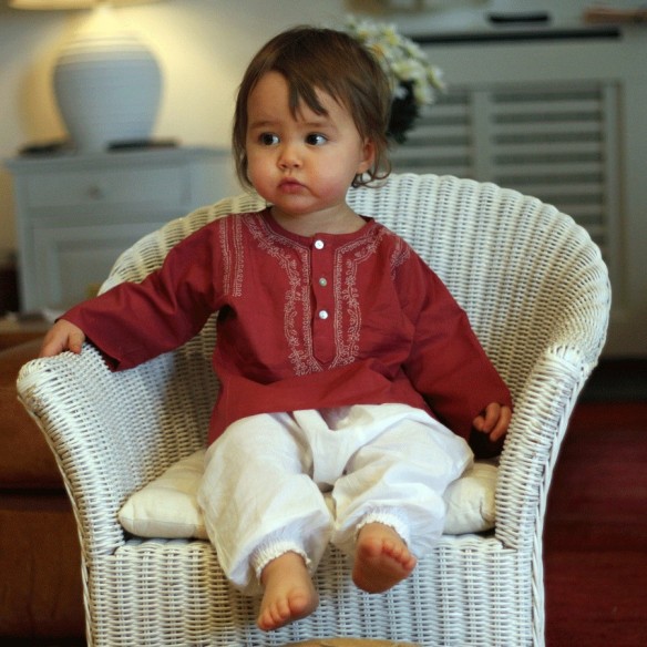 Tunique d'été brodée pour bébé - TUNIQUES - Tortue de Mer