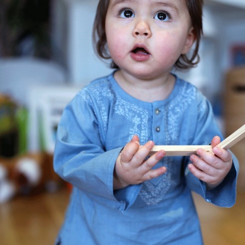 Tunique d'été brodée pour bébé - TUNIQUES - Tortue de Mer