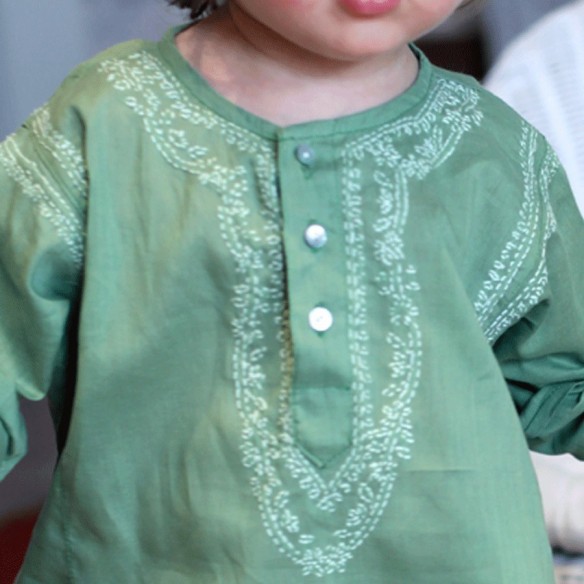 Tunique d'été brodée pour bébé - TUNIQUES - Tortue de Mer