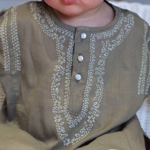 Tunique d'été brodée pour bébé - TUNIQUES - Tortue de Mer