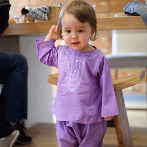 Tunique d'été brodée pour bébé - TUNIQUES - Tortue de Mer