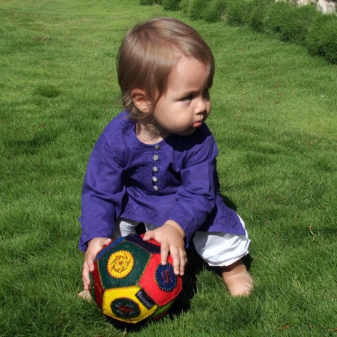Tunique longue brodée pour bébé - TUNIQUES - Tortue de Mer