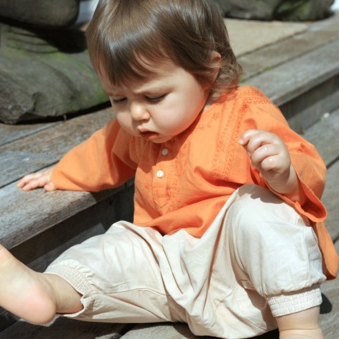 Tunique coton pour bébé - TUNIQUES - Tortue de Mer
