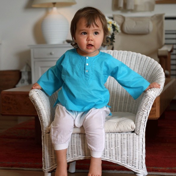 Tunique coton pour bébé - TUNIQUES - Tortue de Mer