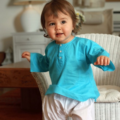 Tunique coton pour bébé - TUNIQUES - Tortue de Mer