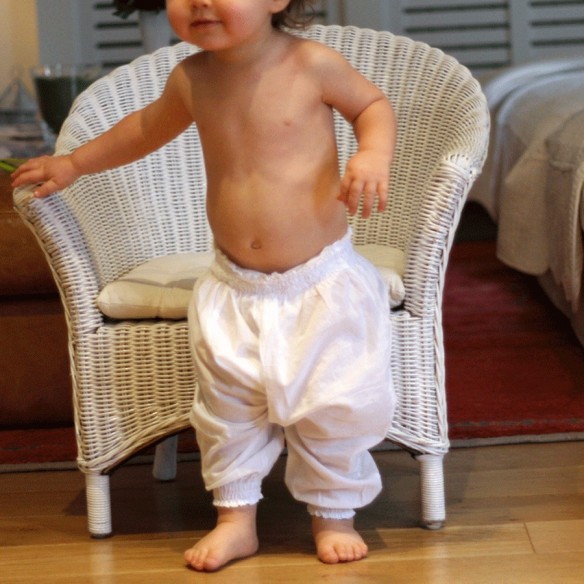 Sarouel en voile de coton pour bébé - SAROUELS ET PANTALONS - Tortue de Mer