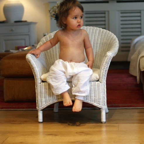 Sarouel en voile de coton pour bébé - SAROUELS ET PANTALONS - Tortue de Mer