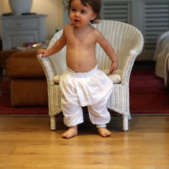 Sarouel en voile de coton pour bébé - SAROUELS ET PANTALONS - Tortue de Mer