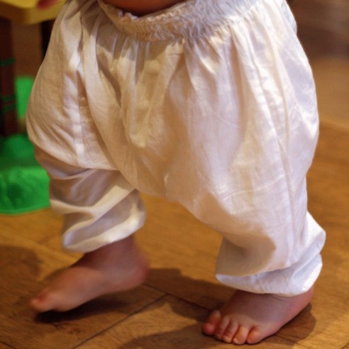 Sarouel en voile de coton pour bébé - SAROUELS ET PANTALONS - Tortue de Mer