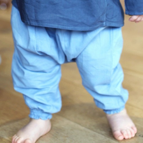 Sarouel en voile de coton pour bébé - SAROUELS ET PANTALONS - Tortue de Mer