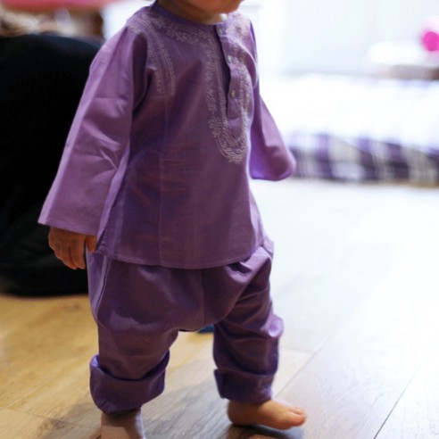 Sarouel en voile de coton pour bébé - SAROUELS ET PANTALONS - Tortue de Mer