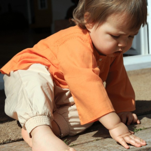 Sarouel bébé en coton - SAROUELS ET PANTALONS - Tortue de Mer
