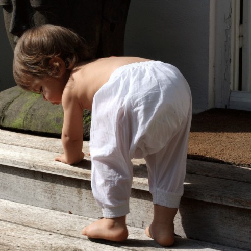 Cotton sarouel trousers - SAROUELS & TROUSERS - Tortue de Mer