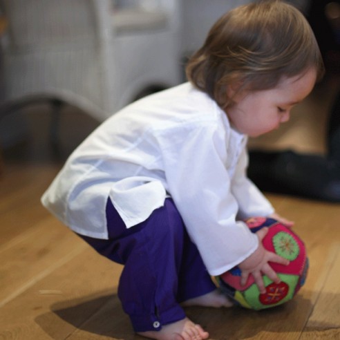 Pantalon bébé en coton - SAROUELS ET PANTALONS - Tortue de Mer
