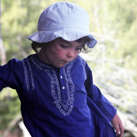 Tunique d'été brodée - TUNIQUES - Tortue de Mer