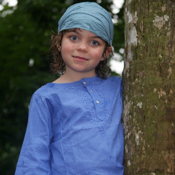 Tunique enfant broderies fleurs - TUNIQUES - Tortue de Mer