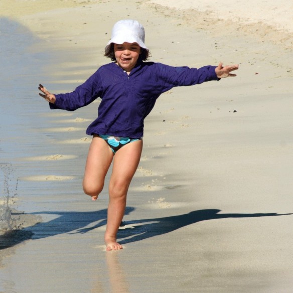 Tunique enfant broderies fleurs - TUNIQUES - Tortue de Mer