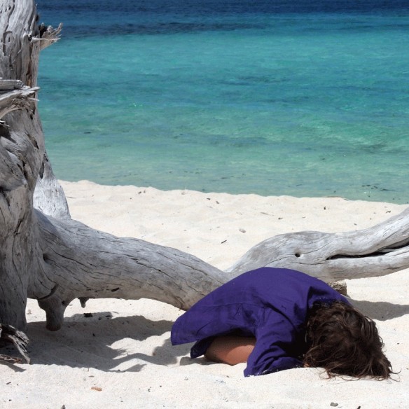 Flower embroidered kaftan - KAFTANS & TUNICS - Tortue de Mer