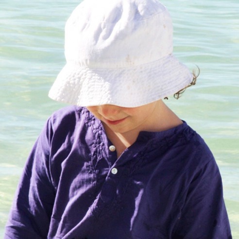 Flower embroidered kaftan - KAFTANS & TUNICS - Tortue de Mer