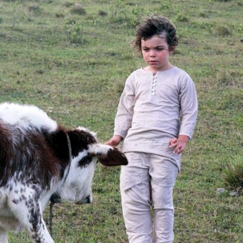 Tunique brodée longue pour enfant - TUNIQUES - Tortue de Mer