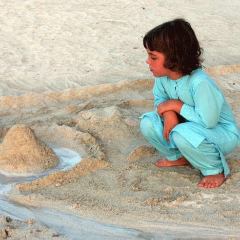 Tunique brodée longue pour enfant - TUNIQUES - Tortue de Mer