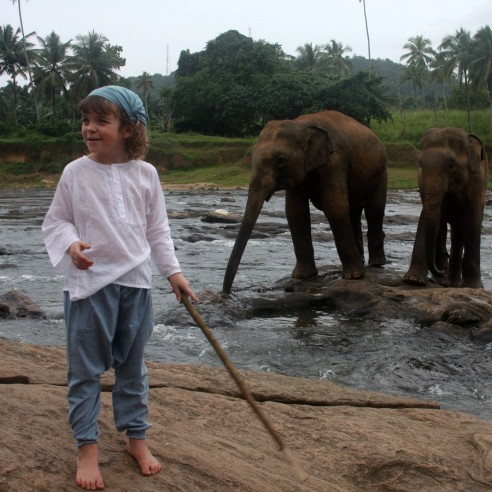 Sarouel enfant en voile de coton - SAROUELS ET PANTALONS - Tortue de Mer