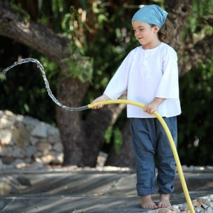 Sarouel enfant en voile de coton - SAROUELS ET PANTALONS - Tortue de Mer 2