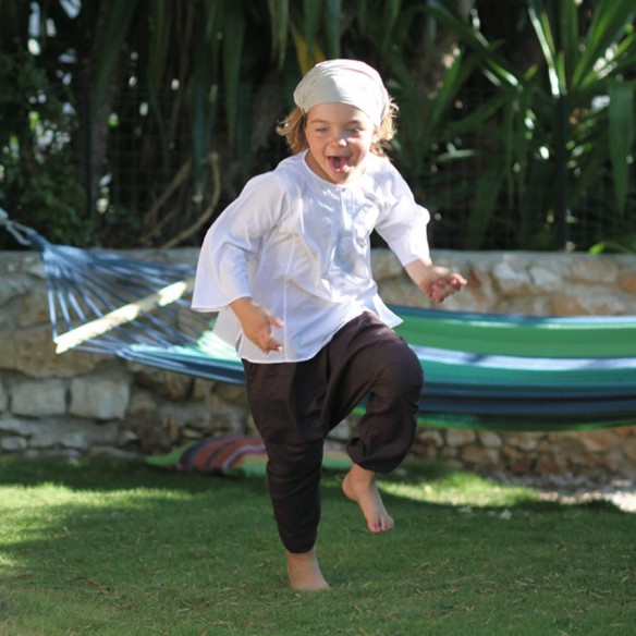 Sarouel enfant en voile de coton - SAROUELS ET PANTALONS - Tortue de Mer