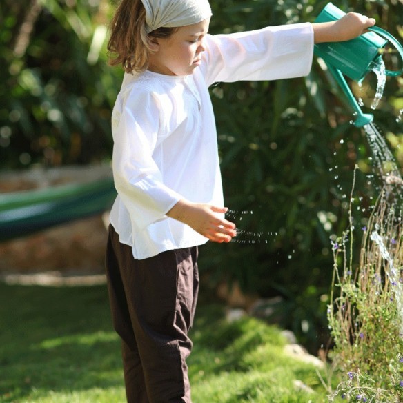 Sarouel enfant en voile de coton - SAROUELS ET PANTALONS - Tortue de Mer