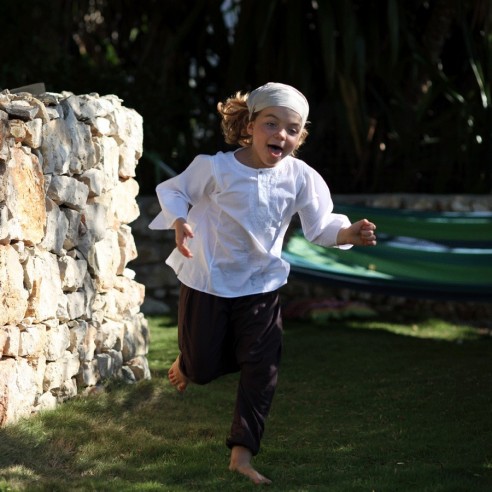 Sarouel enfant en voile de coton - SAROUELS ET PANTALONS - Tortue de Mer